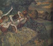 Edgar Degas Four dance oil painting on canvas